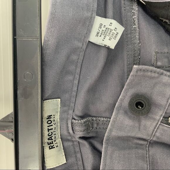 Reaction Kenneth Cole Mens Straight Fit Pants 36X30 (E13) - Picture 3 of 4